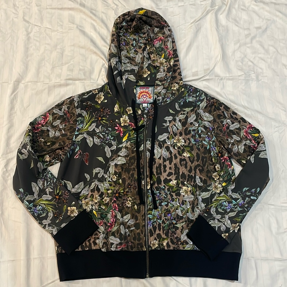 Johnny Was zippered hoodie